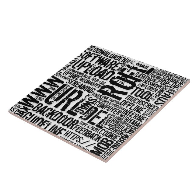 Computer Dictionary... Ceramic Tile (Side)