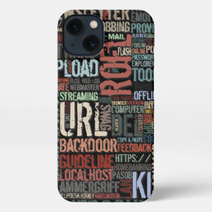 Computer Dictionary in Colours iPhone 13 Case