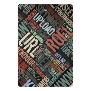 Computer Dictionary in Colours Mini Clipboard