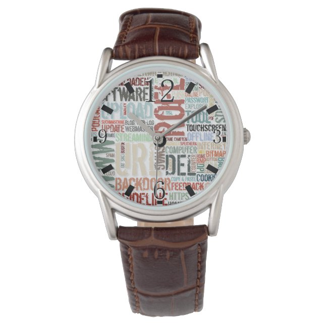Computer Dictionary in Colours Watch (Front)