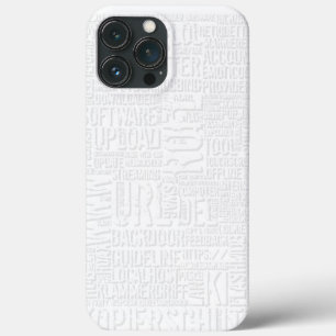 Computer Dictionary monochrome iPhone 13 Pro Max Case