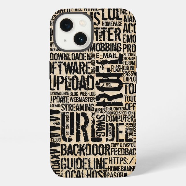 Computer Dictionary - vintage iPhone Case (Back)