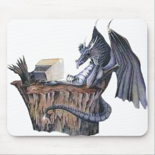 Computer Dragon Mouse Pad