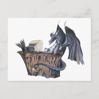 Computer Dragon Postcard