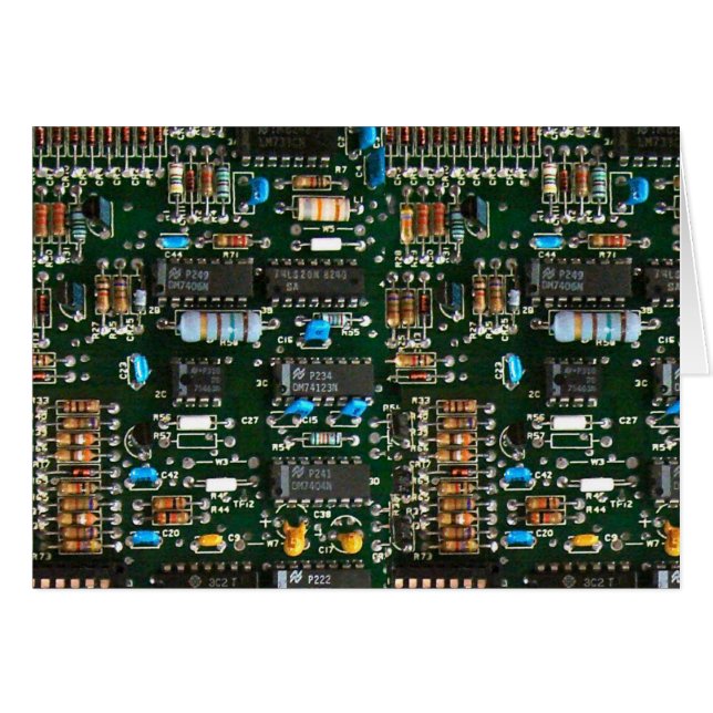 Computer Electronics Printed Circuit Board Image (Front Horizontal)