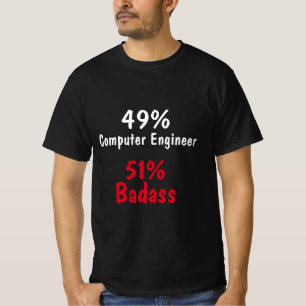 Computer Engineer Badass T-Shirt