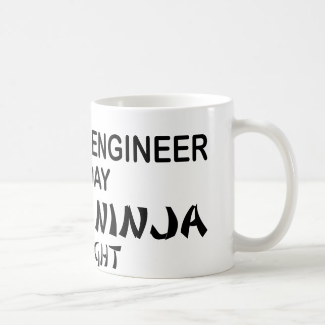 Computer Engineer Deadly Ninja Coffee Mug (Right)