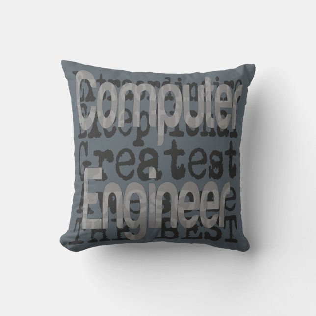 Computer Engineer Extraordinaire Cushion (Front)