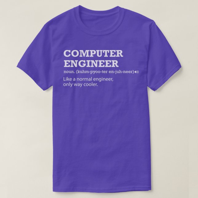 Computer Engineer Gift Idea for Computer Engineer T-Shirt (Design Front)