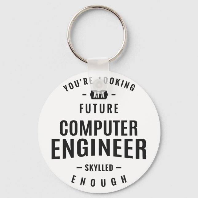 Computer Engineer Key Ring (Front)