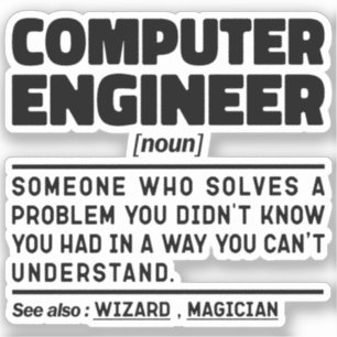 Computer Engineer Noun Sarcastic Engineering Funny