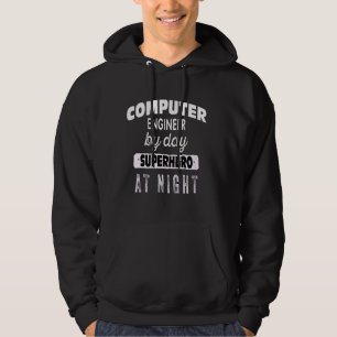 Computer Engineer Superhero Hoodie
