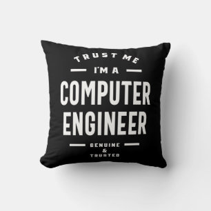 Computer Engineer Work Job Title Gift Cushion