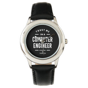 Computer Engineer Work Job Title Gift Watch