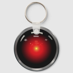 Computer Eye Artificial Intelligence Key Ring
