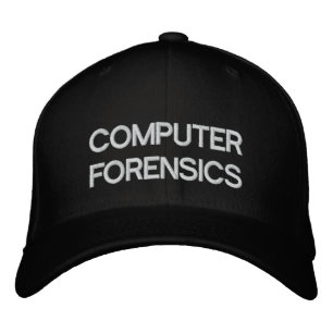 COMPUTER FORENSICS EMBROIDERED HAT