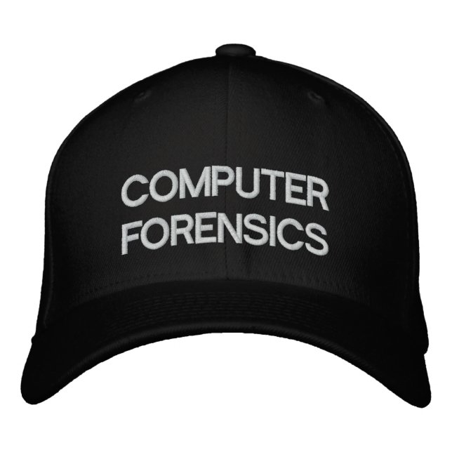 COMPUTER FORENSICS EMBROIDERED HAT (Front)
