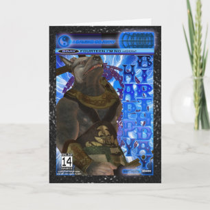 Computer Game Fan Birthday Card