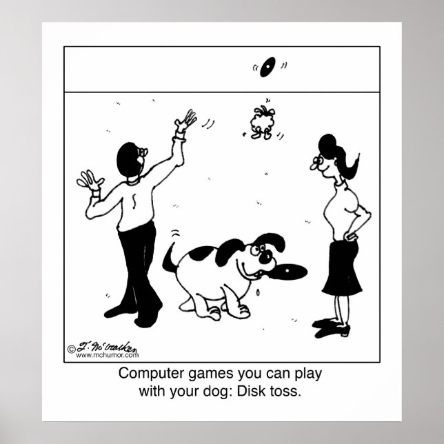 Computer Games For Your Dog Poster (Front)