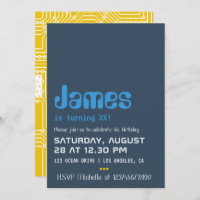 Computer Geek Birthday Party Invitation