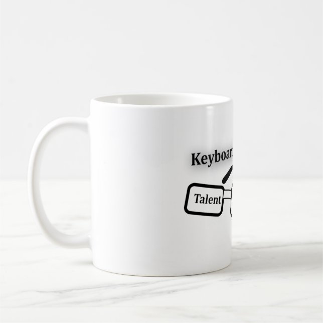 Computer geek Christmas gift  Coffee mug  (Left)