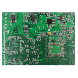 Computer Geek Circuit Board Green
