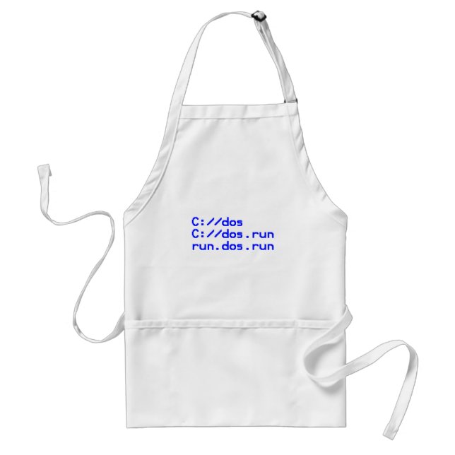 Computer geek funny standard apron (Front)