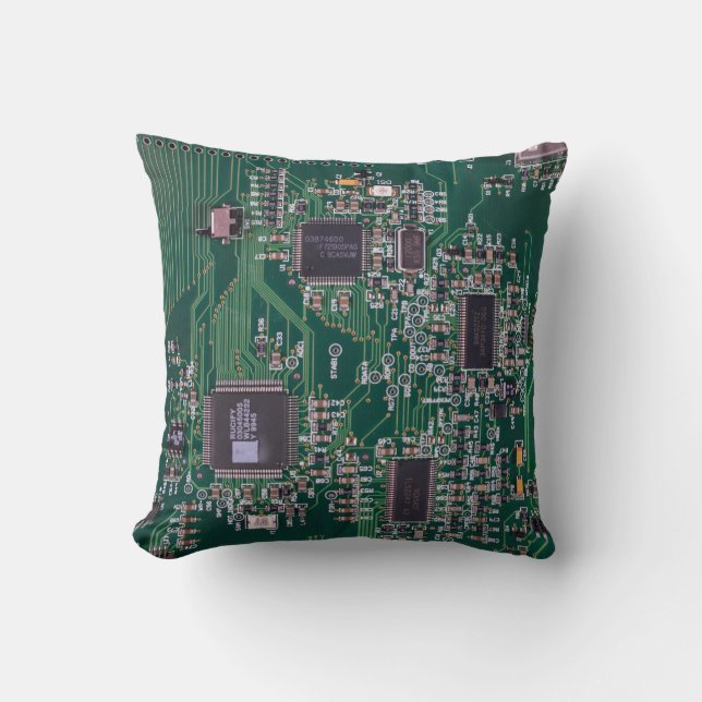 Computer Geek Motherboard  Cushion (Front)