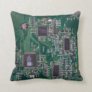 Computer Geek Motherboard Cushion