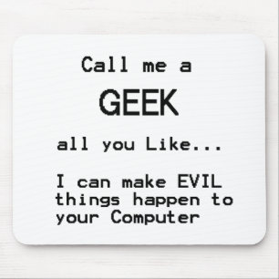 Computer Geek Mouse Pad