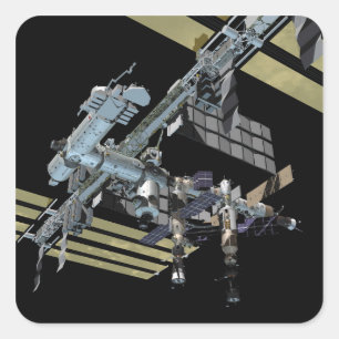 Computer generated view 13 square sticker