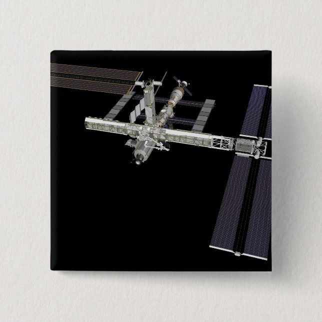 Computer generated view 16 15 cm square badge (Front)