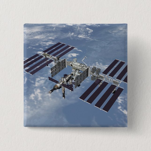Computer generated view 3 15 cm square badge (Front)