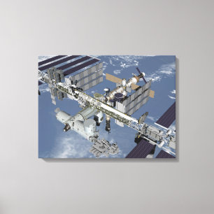 Computer generated view 7 canvas print