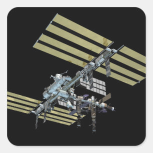 Computer generated view 9 square sticker