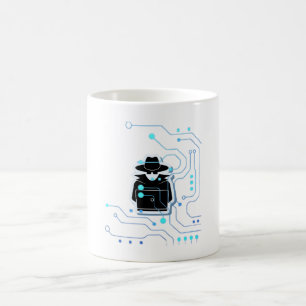 computer hacker - free shipping coffee mug