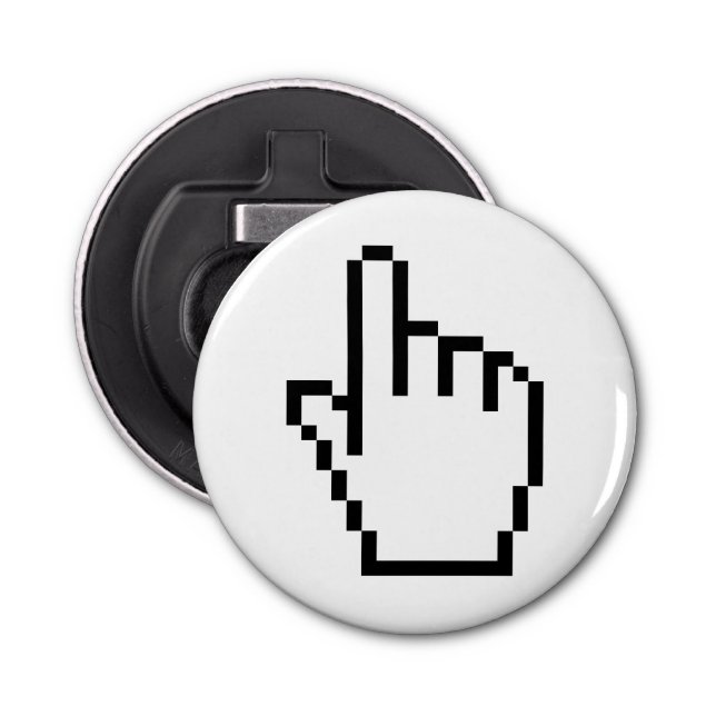 COMPUTER HAND POINTER / MOUSE CURSOR BOTTLE OPENER (Front)