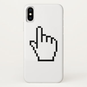 COMPUTER HAND POINTER / MOUSE CURSOR iPhone X CASE