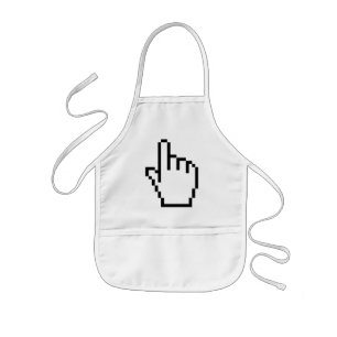 COMPUTER HAND POINTER / MOUSE CURSOR KIDS APRON