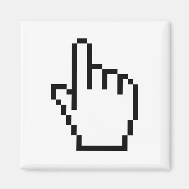 COMPUTER HAND POINTER / MOUSE CURSOR MAGNET (Front)