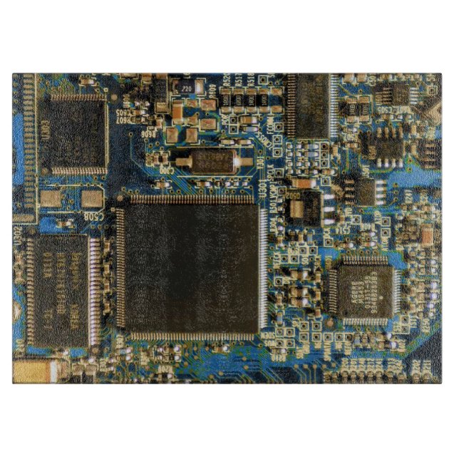 Computer Hard Drive Circuit Board - Blue (Front)