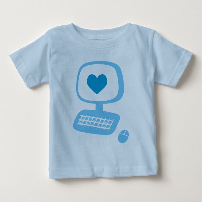Computer Heart Infant T-Shirt (Front)