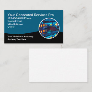 Computer Internet Networking Services Business Card