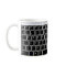 Computer Keyboard Design Coffee Mug