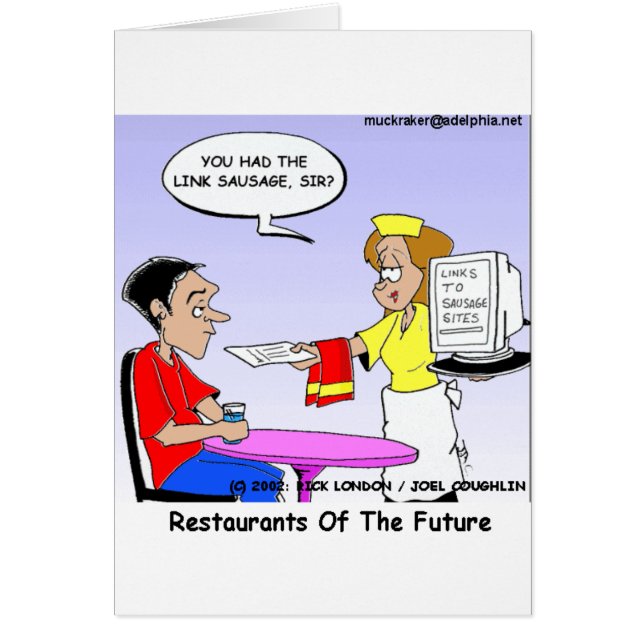 Computer Links Funny Cartoon Gifts & Collectibles (Front)