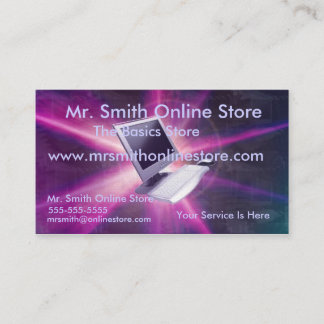 Computer Logo Business Card