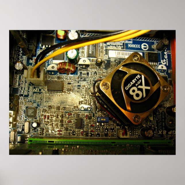 Computer mainboard poster (Front)