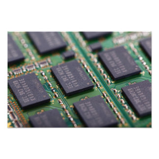 Computer Memory Chips Photo Print