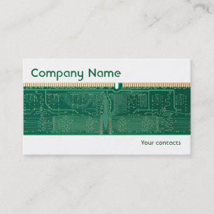 Computer memory plate business card