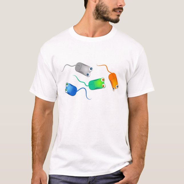 Computer Mice T-Shirt (Front)